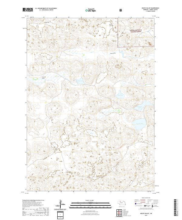 Heath Valley, NE — USGS 7.5-minute topo (2021)