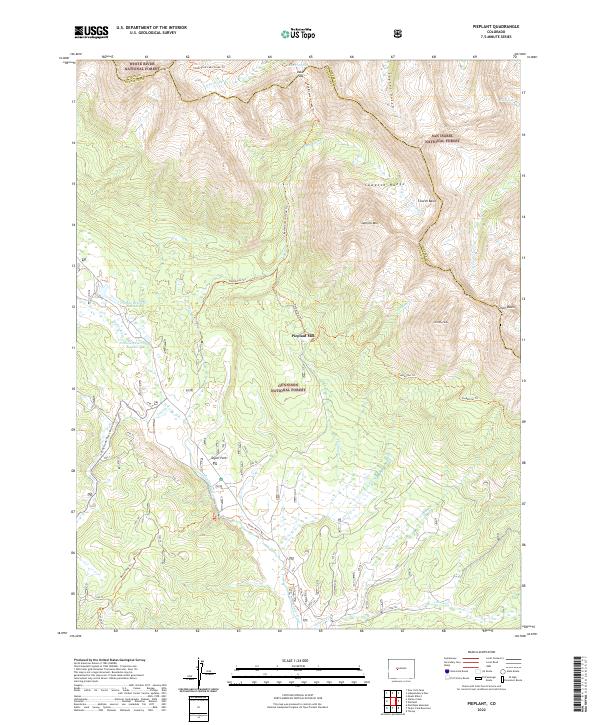 Pieplant, CO — USGS 7.5-minute topo (2022)