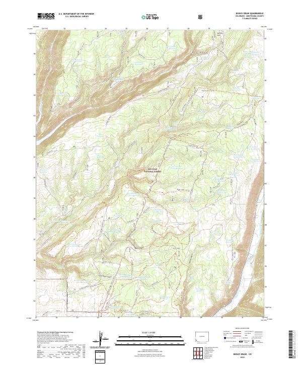 Boggy Draw, CO — USGS 7.5-minute topo (2022)