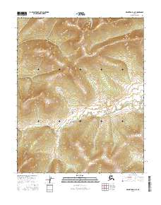 Melozitna D-1 NE, AK — USGS 7.5-minute topo (2016)