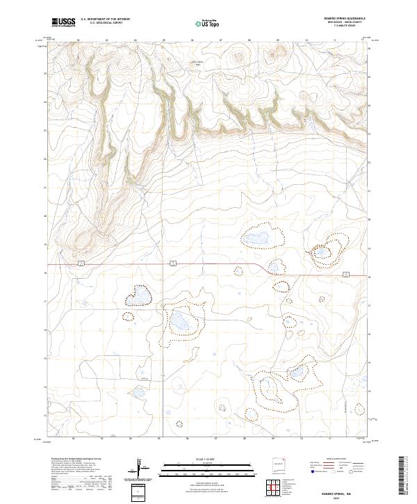 Romero Spring, NM — USGS 7.5-minute topo (2023)