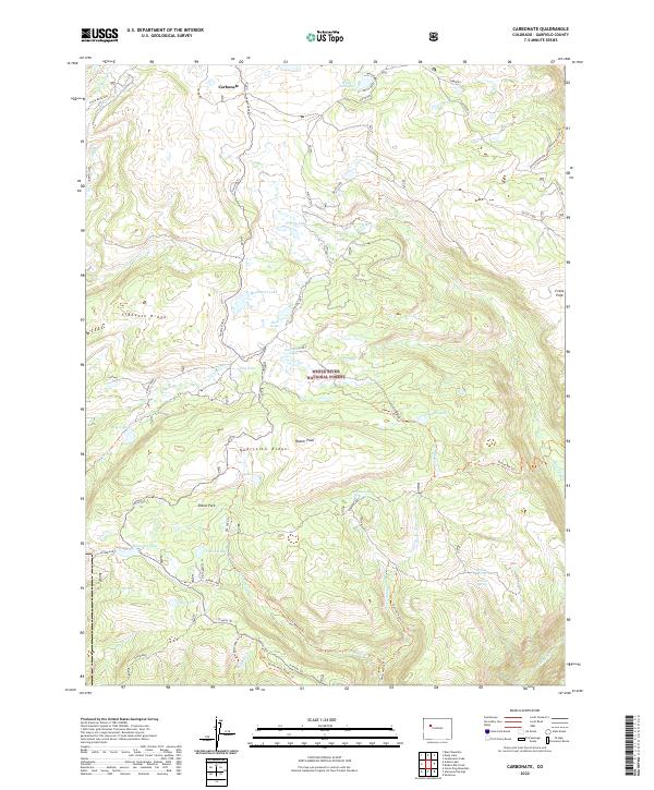 Carbonate, CO — USGS 7.5-minute topo (2022)