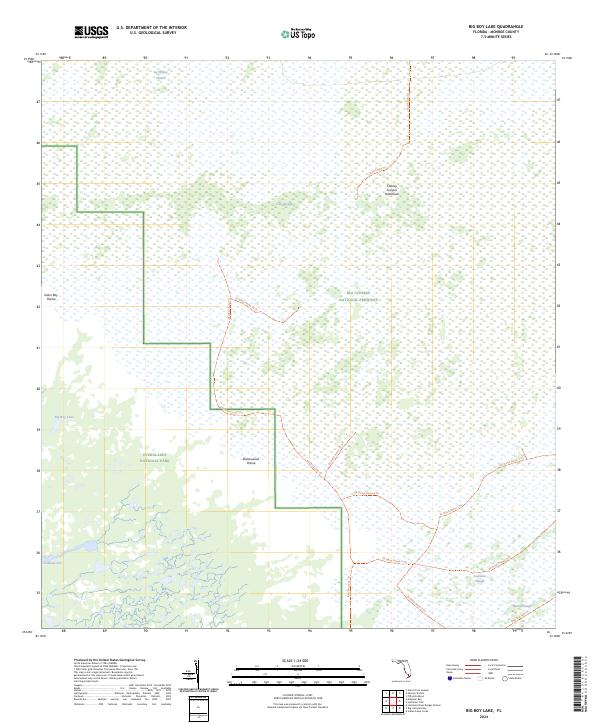 Big Boy Lake, FL — USGS 7.5-minute topo (2024)