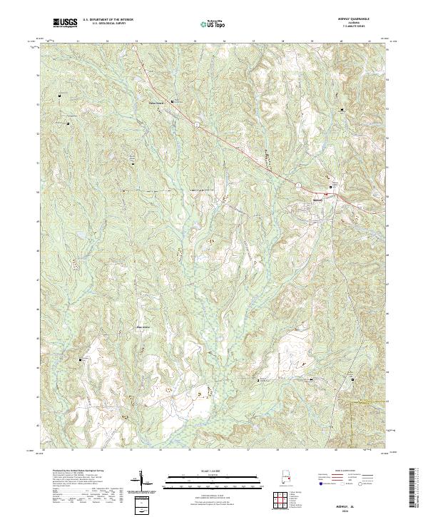 Midway, AL — USGS 7.5-minute topo (2024)