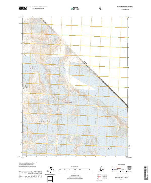 Yakutat C-1 SW, AK-BC — USGS 7.5-minute topo (2021)