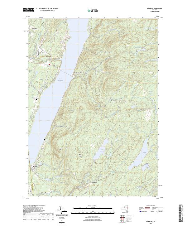 Edinburg, NY — USGS 7.5-minute topo (2023)