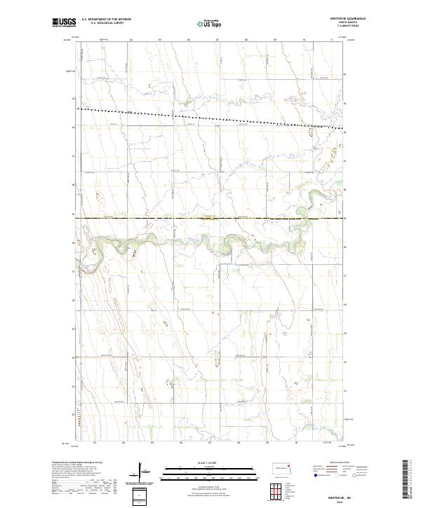Inkster NE, ND — USGS 7.5-minute topo (2024)