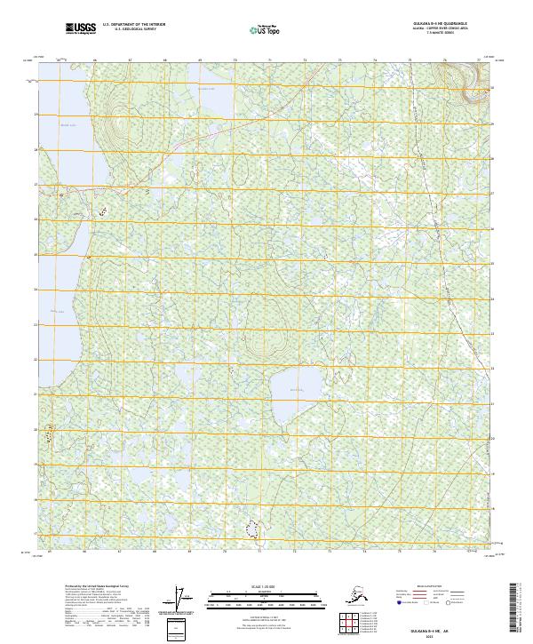 Gulkana B-4 NE, AK — USGS 7.5-minute topo (2023)