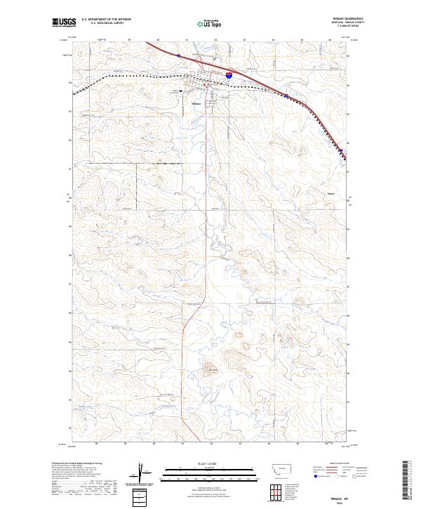 Wibaux, MT — USGS 7.5-minute topo (2024)