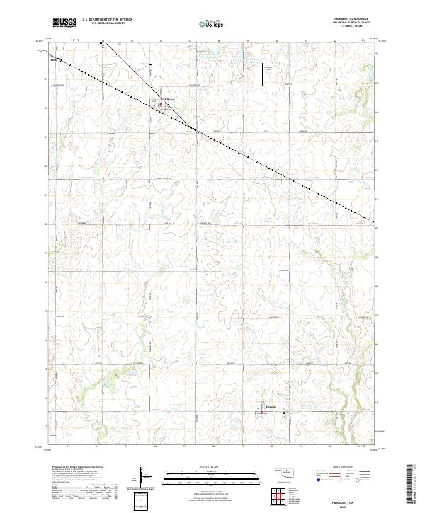 Fairmont, OK — USGS 7.5-minute topo (2022)
