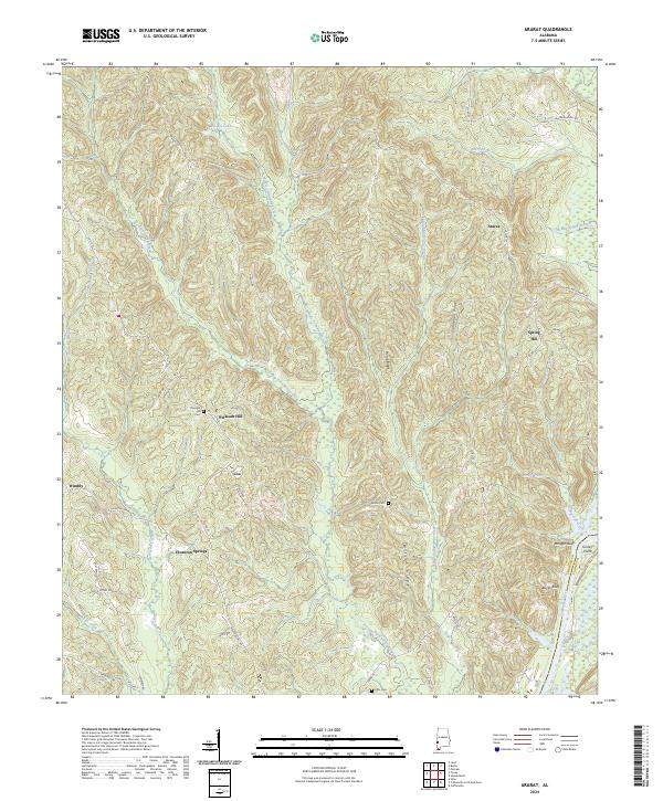 Ararat, AL — USGS 7.5-minute topo (2024)