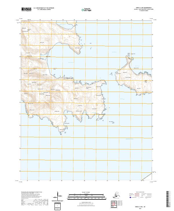 Kiska C-2 NE, AK — USGS 7.5-minute topo (2021)