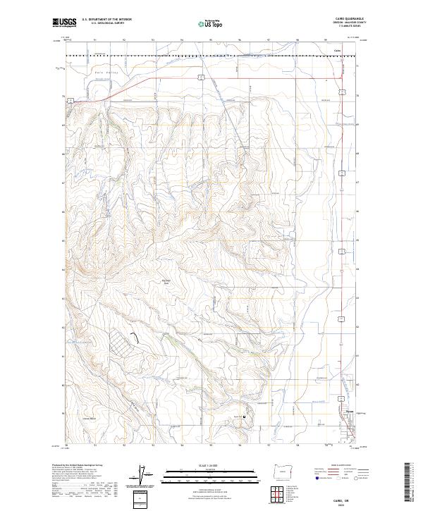 Cairo, OR — USGS 7.5-minute topo (2023)
