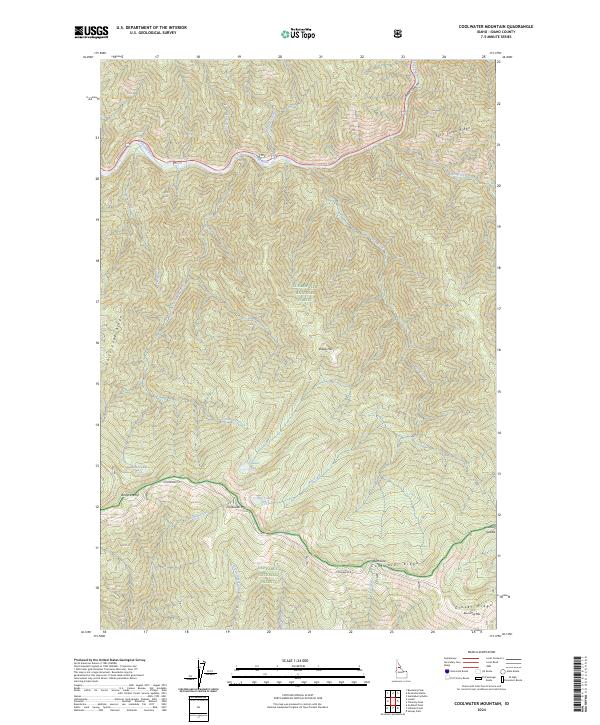Coolwater Mountain, ID — USGS 7.5-minute topo (2024)