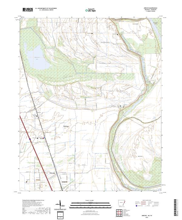 Jericho, AR-TN — USGS 7.5-minute topo (2024)
