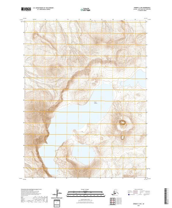 Unimak C-2 NE, AK — USGS 7.5-minute topo (2021)