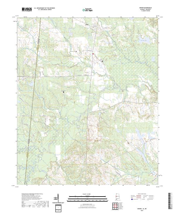 Geiger, AL-MS — USGS 7.5-minute topo (2024)