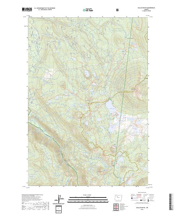 Olallie Butte, OR — USGS 7.5-minute topo (2023)