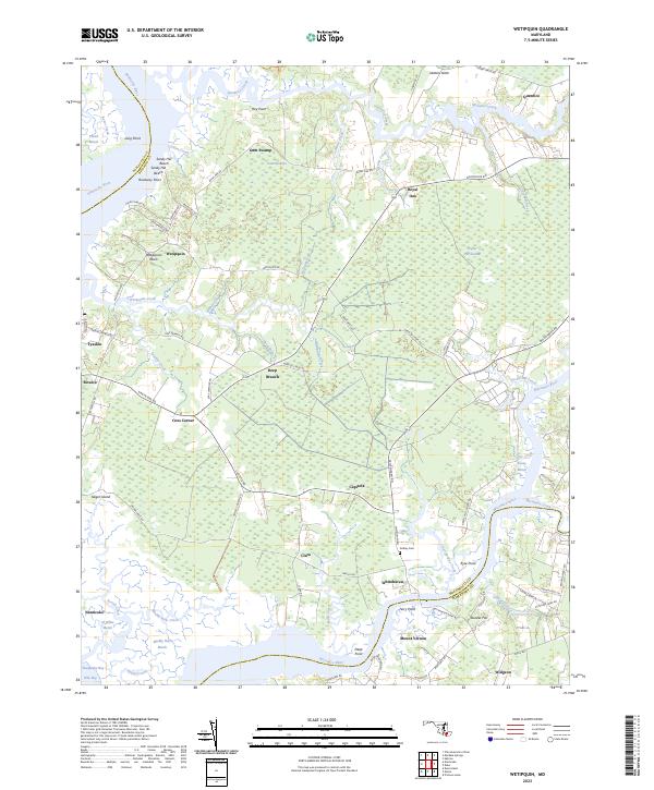 Wetipquin, MD — USGS 7.5-minute topo (2023)