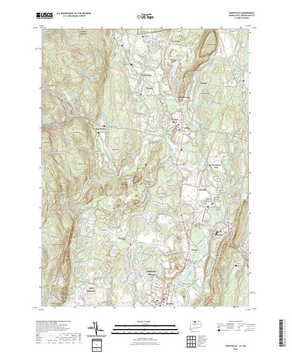 Tariffville, CT-MA — USGS 7.5-minute topo (2024)