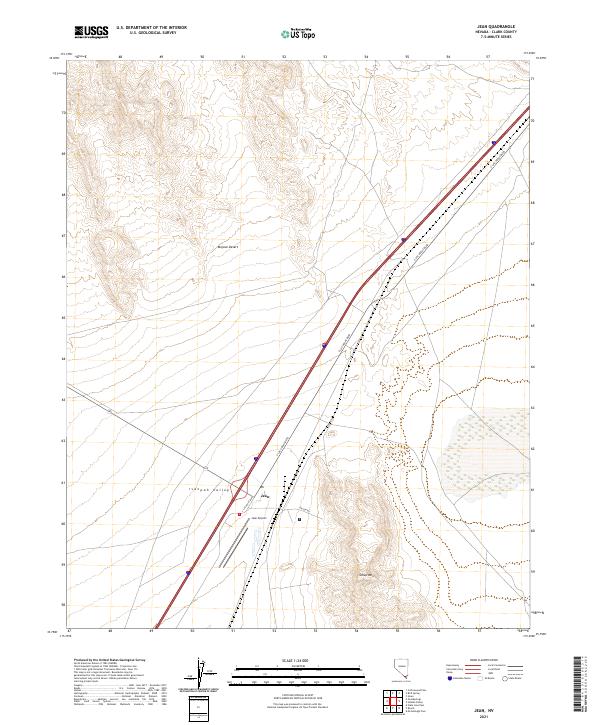 Jean, NV — USGS 7.5-minute topo (2021)