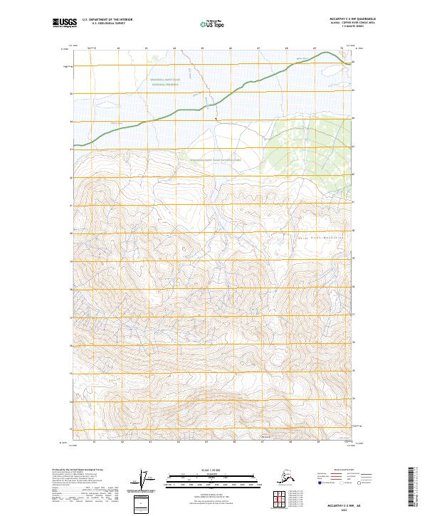 McCarthy C-2 NW, AK — USGS 7.5-minute topo (2023)