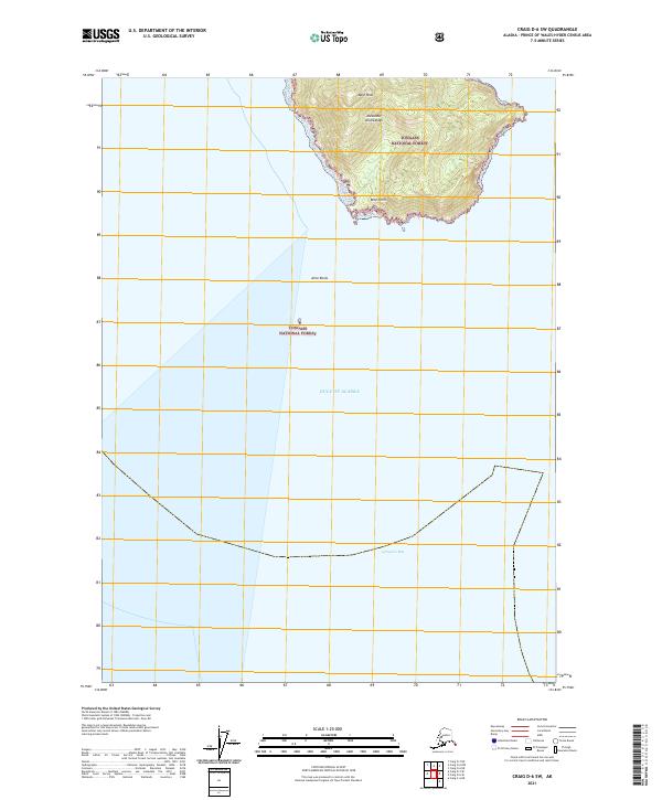 Craig D-6 SW, AK — USGS 7.5-minute topo (2021)