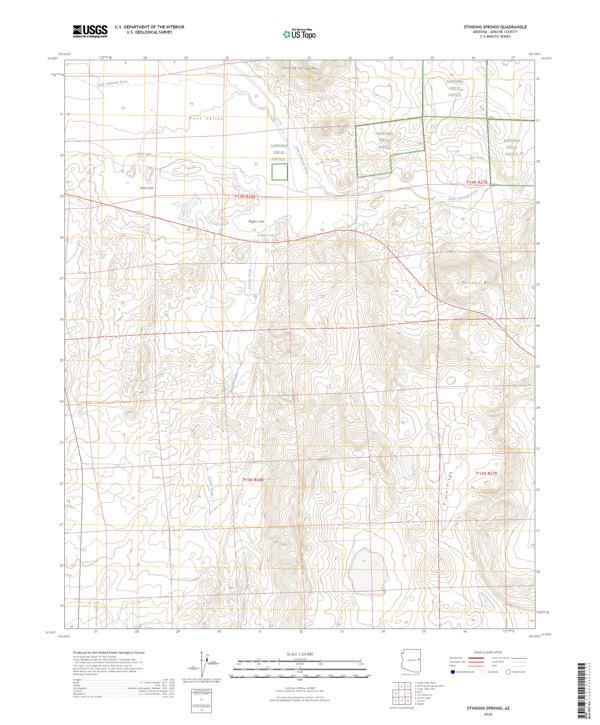 Stinking Springs, AZ — USGS 7.5-minute topo (2026)