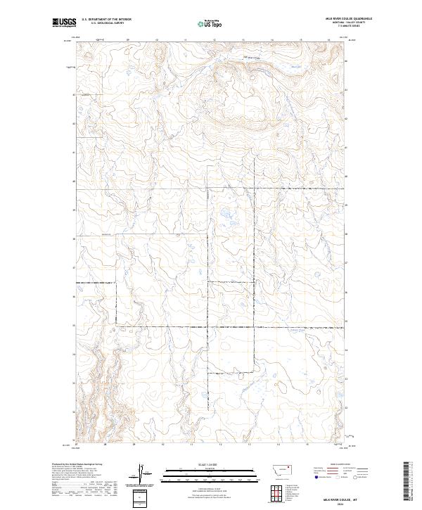 Milk River Coulee, MT — USGS 7.5-minute topo (2024)