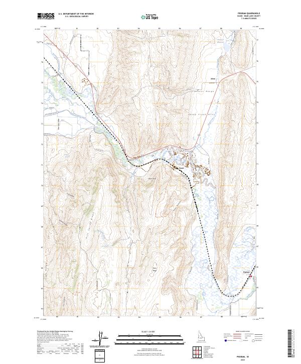 Pegram, ID — USGS 7.5-minute topo (2023)