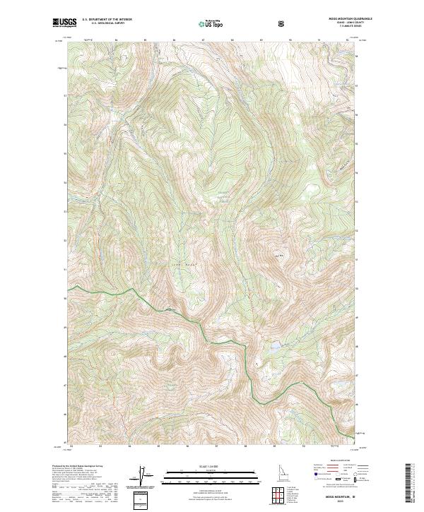 Mogg Mountain, ID — USGS 7.5-minute topo (2023)