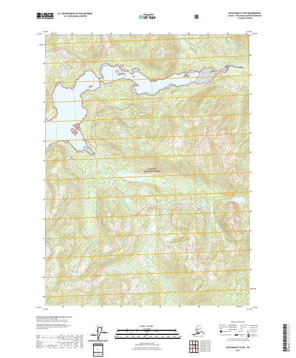 Ketchikan C-5 NW, AK — USGS 7.5-minute topo (2021)