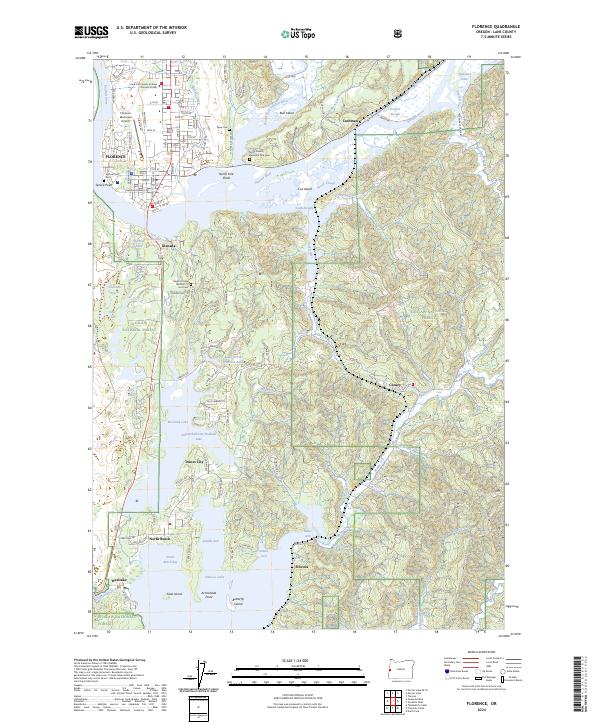 Florence, OR — USGS 7.5-minute topo (2024)