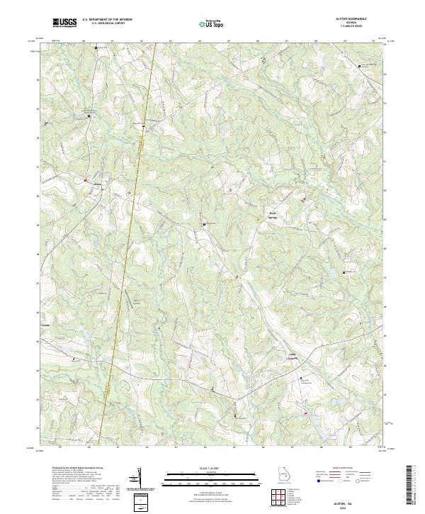 Alston, GA — USGS 7.5-minute topo (2024)