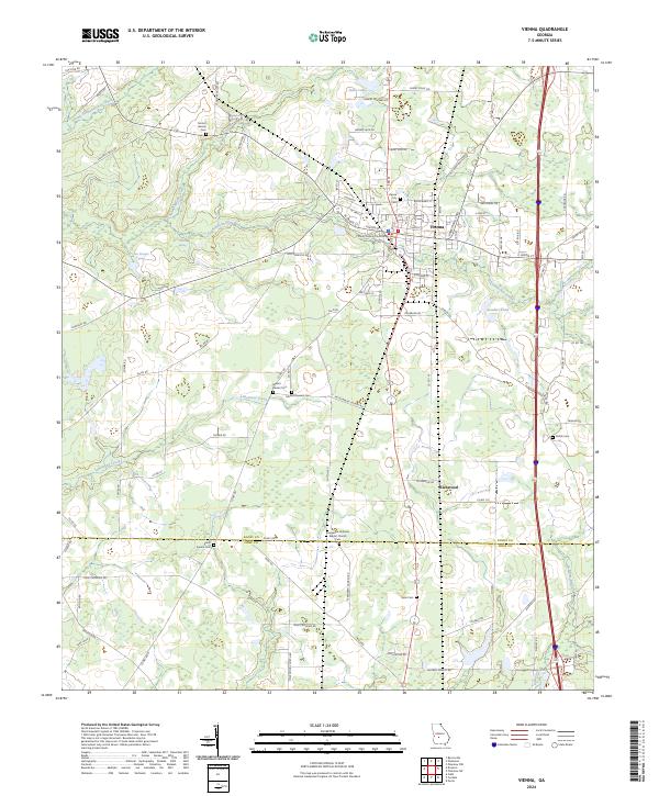 Vienna, GA — USGS 7.5-minute topo (2024)