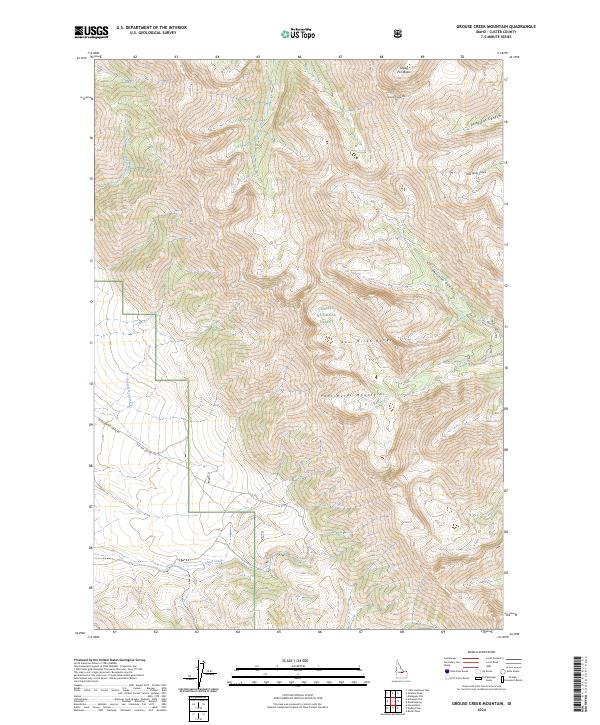 Grouse Creek Mountain, ID — USGS 7.5-minute topo (2024)