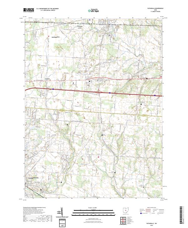 Pataskala, OH — USGS 7.5-minute topo (2023)