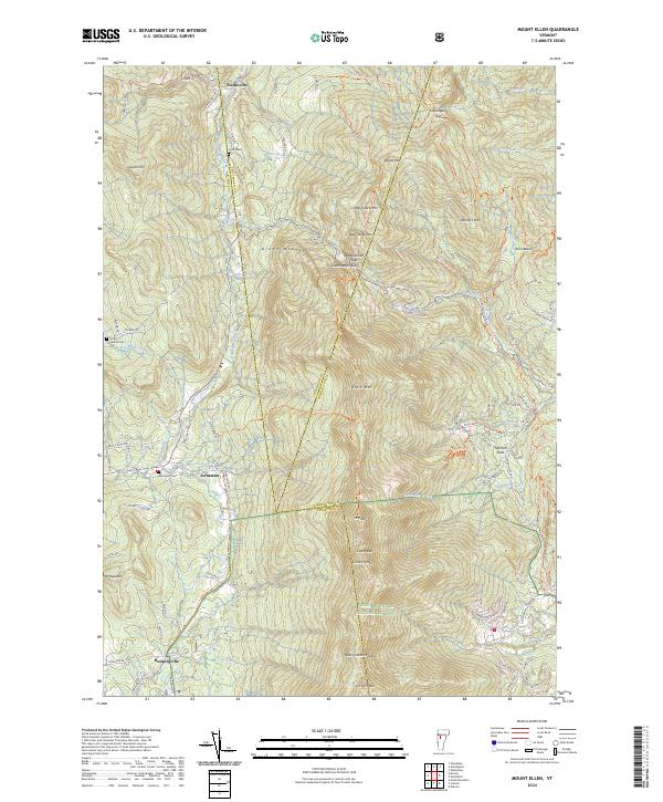 Mount Ellen, VT — USGS 7.5-minute topo (2024)