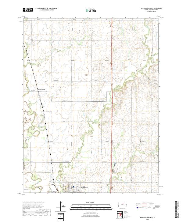 Minneapolis North, KS — USGS 7.5-minute topo (2022)