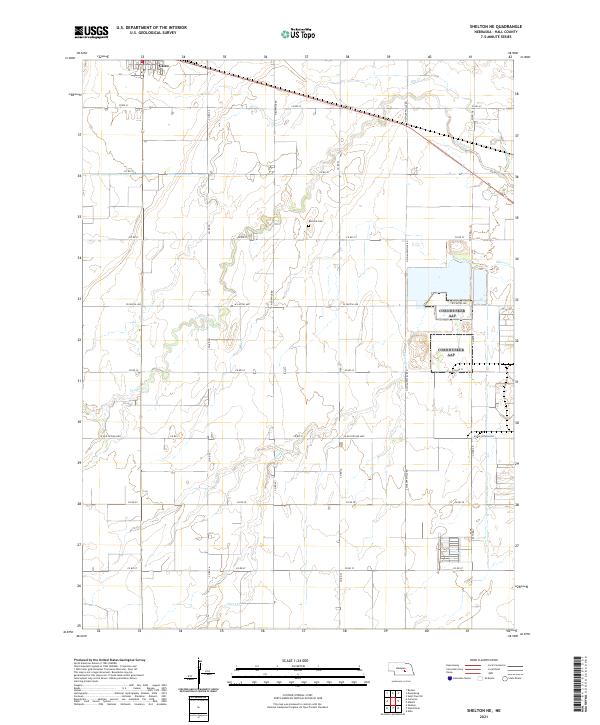 Shelton NE, NE — USGS 7.5-minute topo (2021)