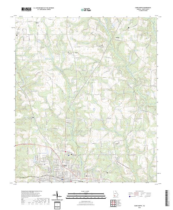 Cairo North, GA — USGS 7.5-minute topo (2024)