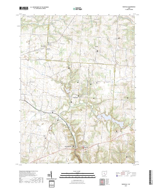 Rushville, OH — USGS 7.5-minute topo (2023)