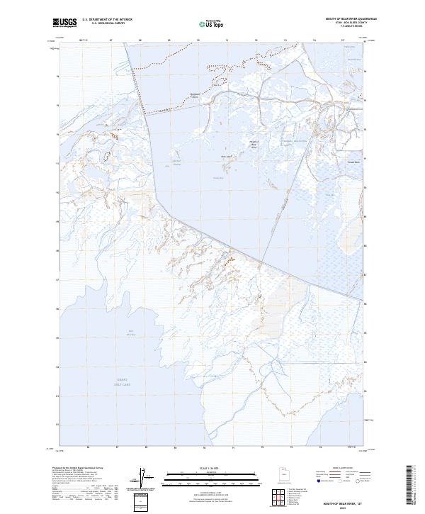 Mouth of Bear River, UT — USGS 7.5-minute topo (2023)