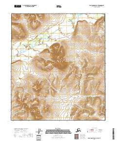 Table Mountain C-1 SE, AK-YT — USGS 7.5-minute topo (2018)
