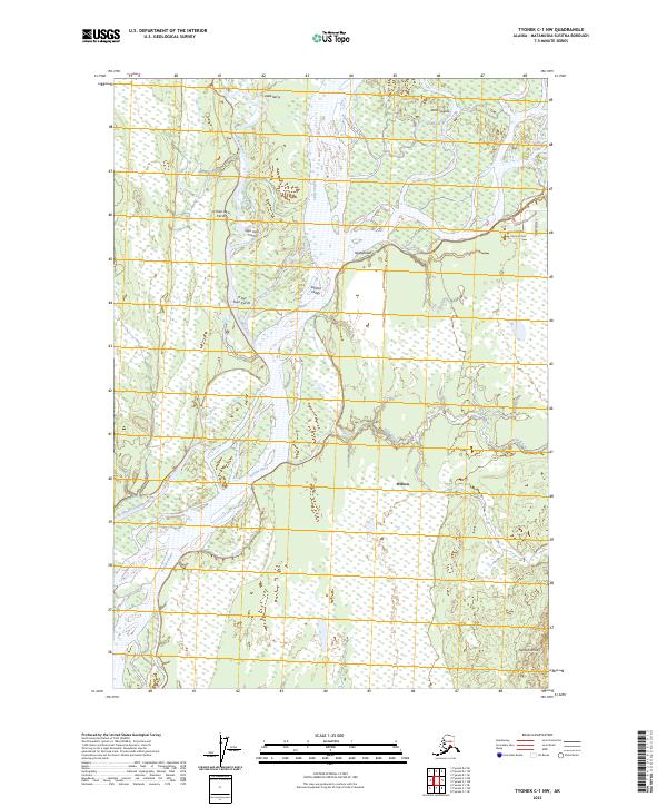 Tyonek C-1 NW, AK — USGS 7.5-minute topo (2023)