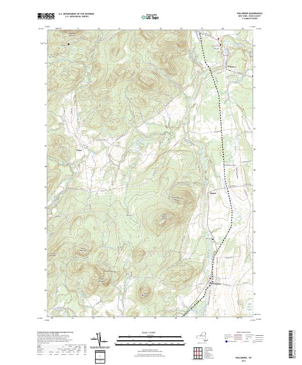 Willsboro, NY — USGS 7.5-minute topo (2023)