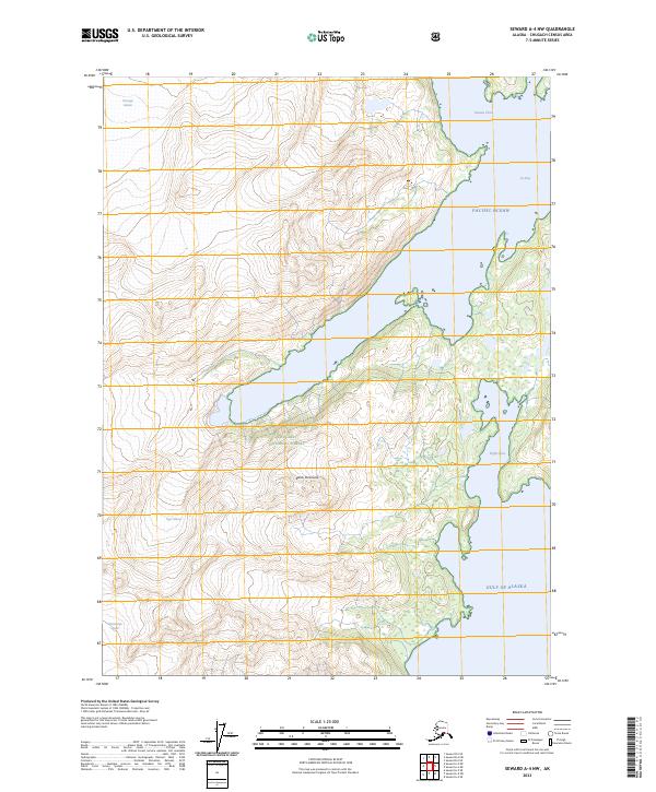 Seward A-4 NW, AK — USGS 7.5-minute topo (2023)