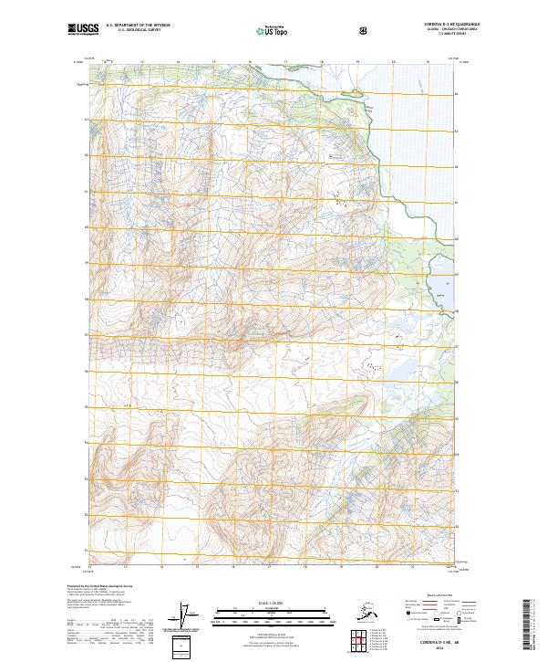Cordova D-3 NE, AK — USGS 7.5-minute topo (2024)
