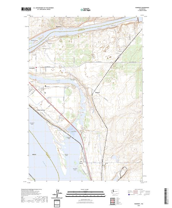 Humorist, WA — USGS 7.5-minute topo (2023)