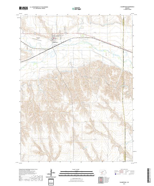 Culbertson, NE — USGS 7.5-minute topo (2021)